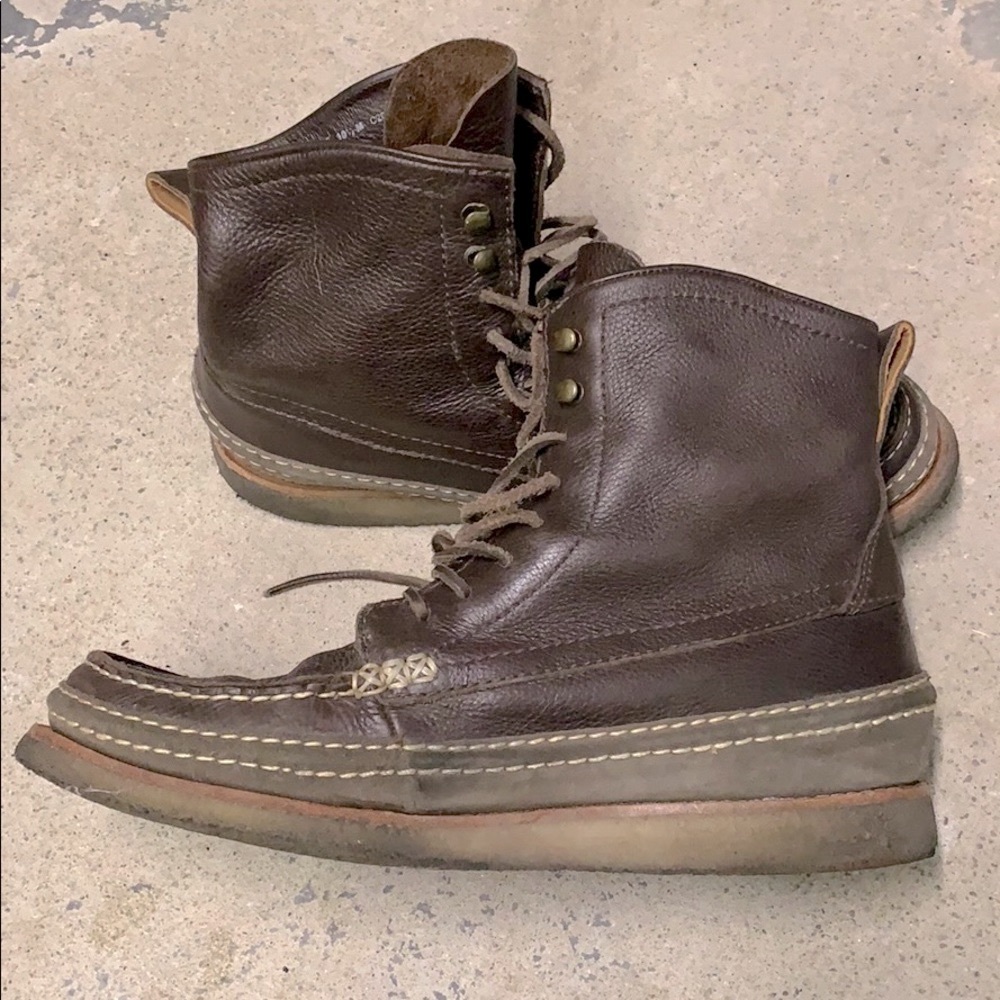 Cole Haan X Todd Snyder Olmstead Moc-Toe Boots